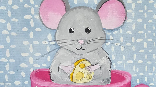 You're My Cup of Tea - Canvas Painting - Art Kit to Go