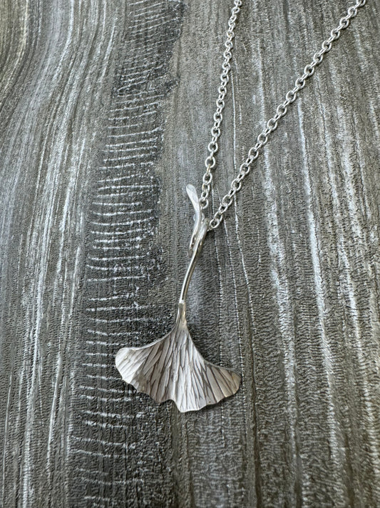 Robin Grabinska-Gingko Necklace