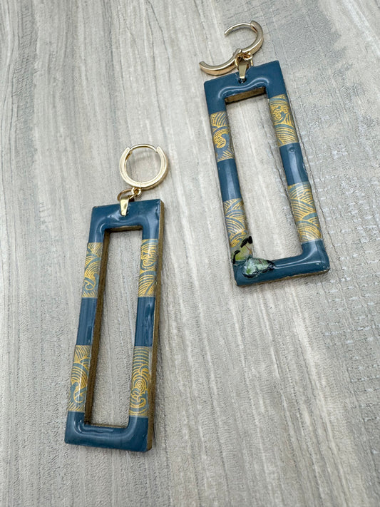 Julie Seder - Rectangle Dangle Earrings