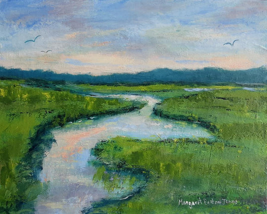 Margaret Benton-Jones- Sunset at Salty Marsh