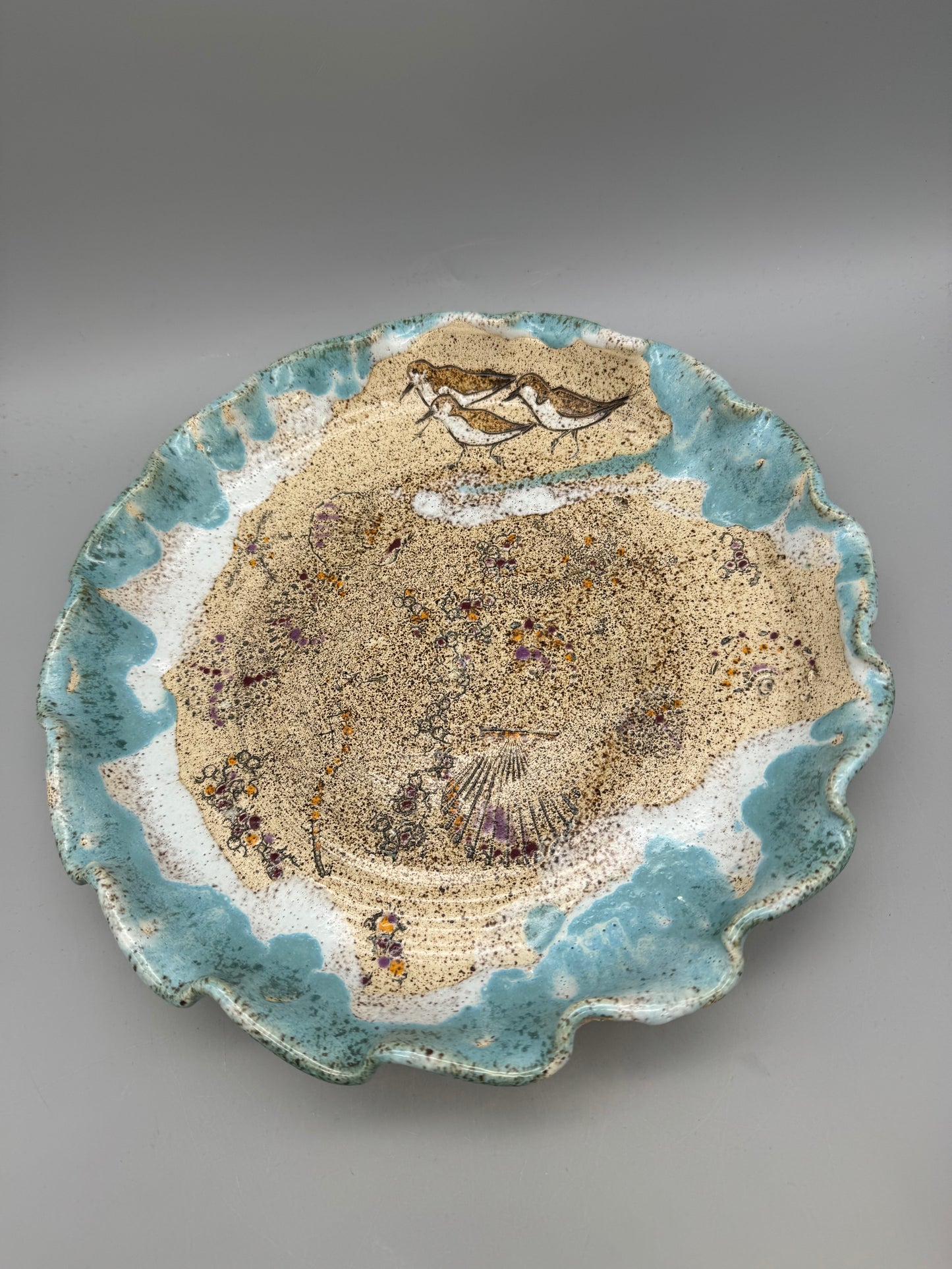 Alicia Daily- Seashore  Plate