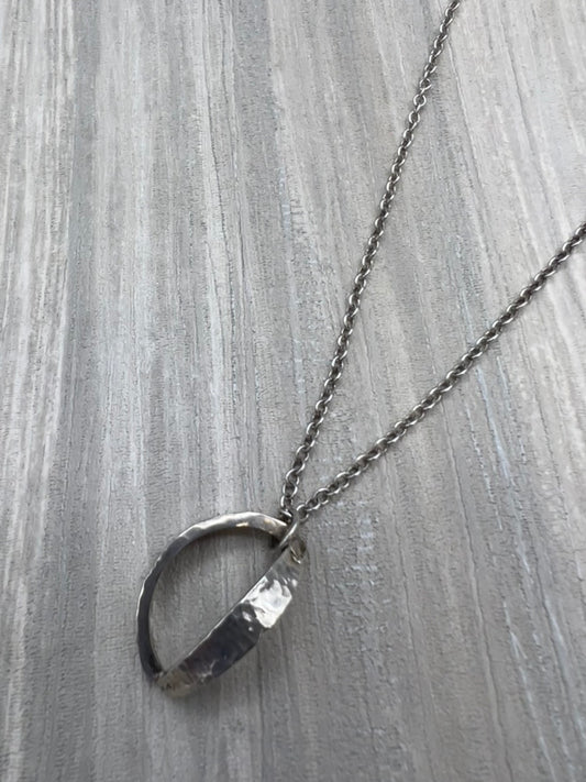 Robin Grabinsk-Double Crescent Necklace