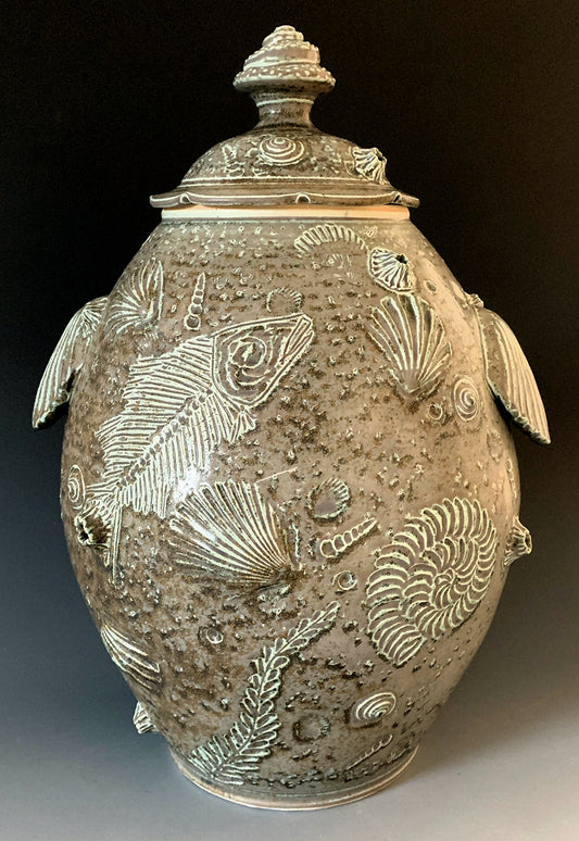 Russel Turnage-Fossil Covered Jar