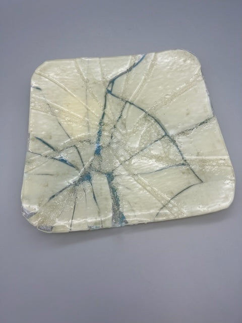 Irene Ultee-  Square Fused Glass Plate