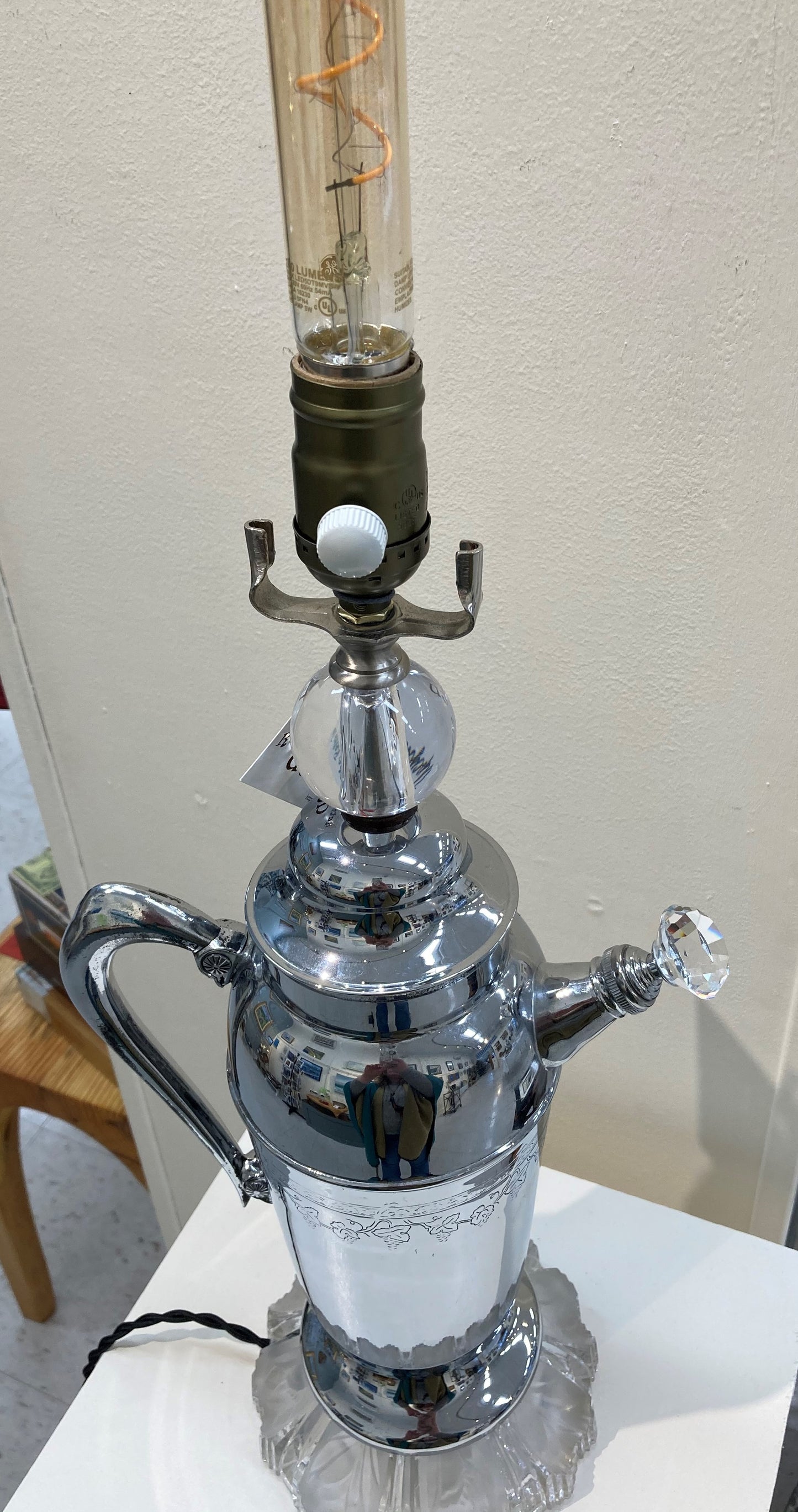 Timothy Dooley- 1930 Cocktail Shaker Lamp