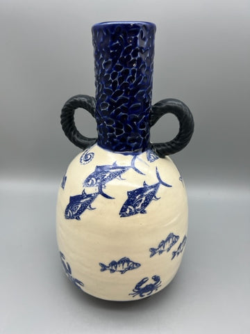 Sue Henshaw- Ocean Sculpture Vase