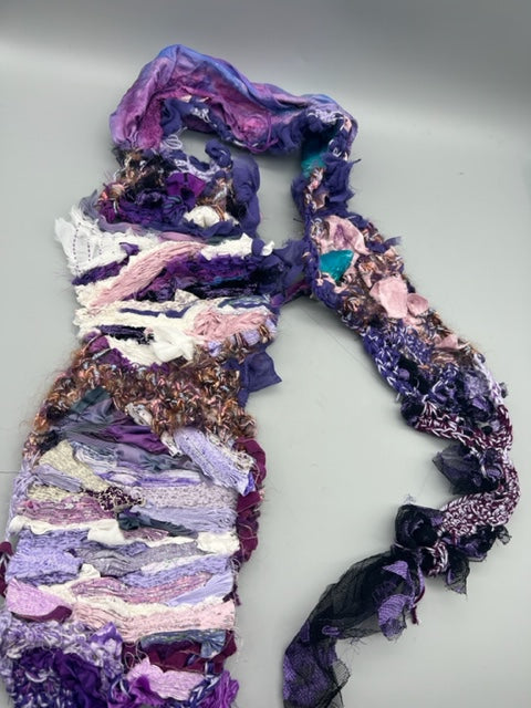 Sally Cooney Anderson-Purple Scarf