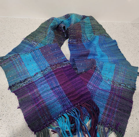 Melissa Lamont-Gordon- Colors of the Ocean Scarf