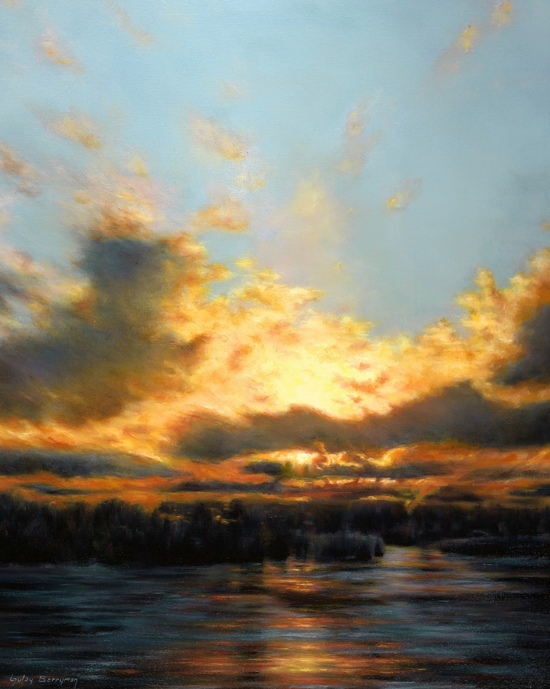 Gulay Berryman - James River Sunset