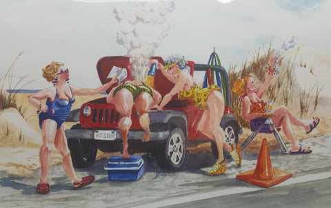 Gib Pulley - Hot Stuff Print