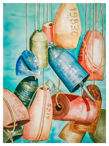 "Hanging with the Buoys" Limited Edition Print
