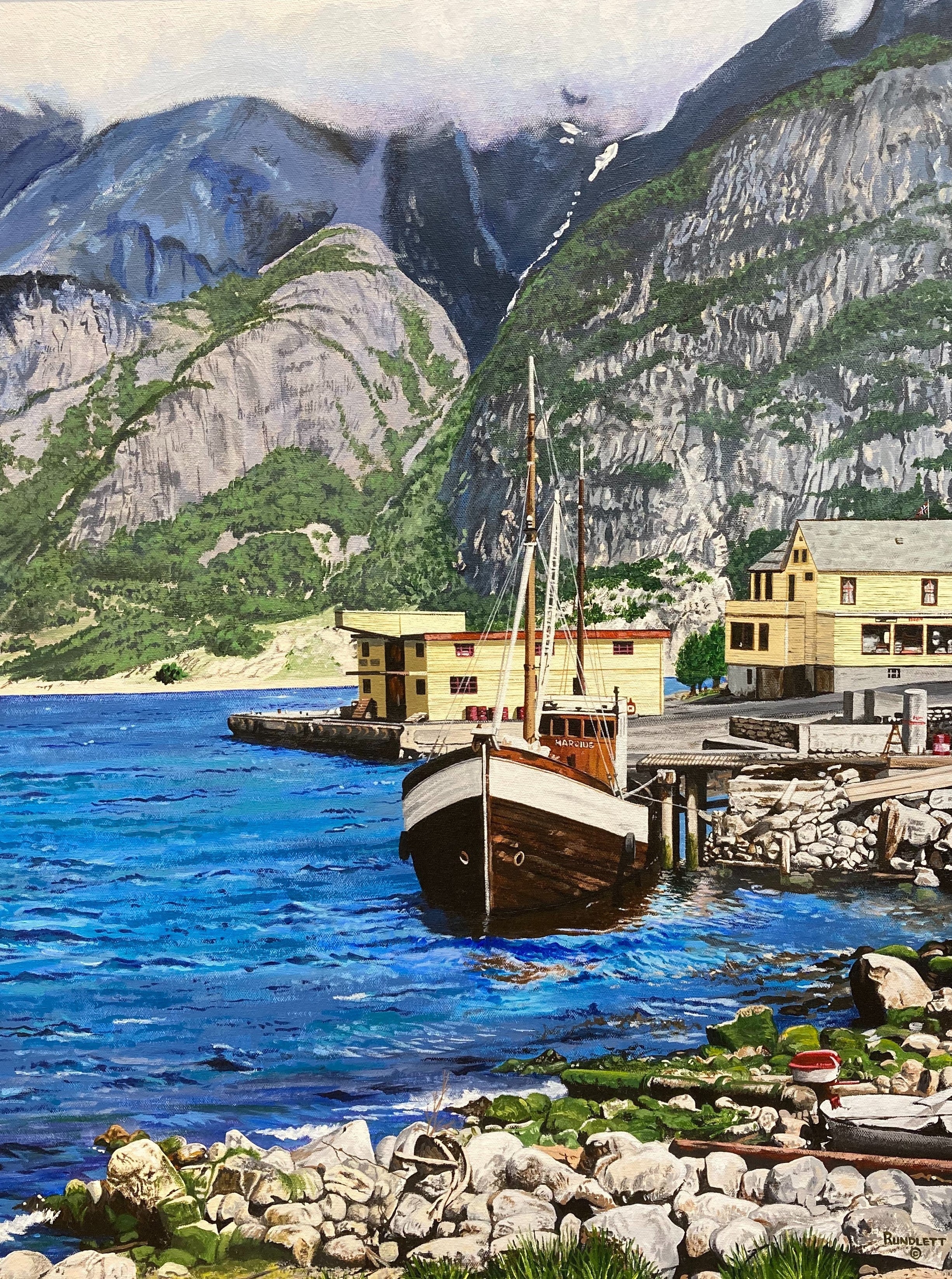 Dennis Rundlett- Norwegian Fishing Boat