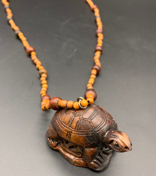 Liz Wallace - Netsuke Turtle Necklace