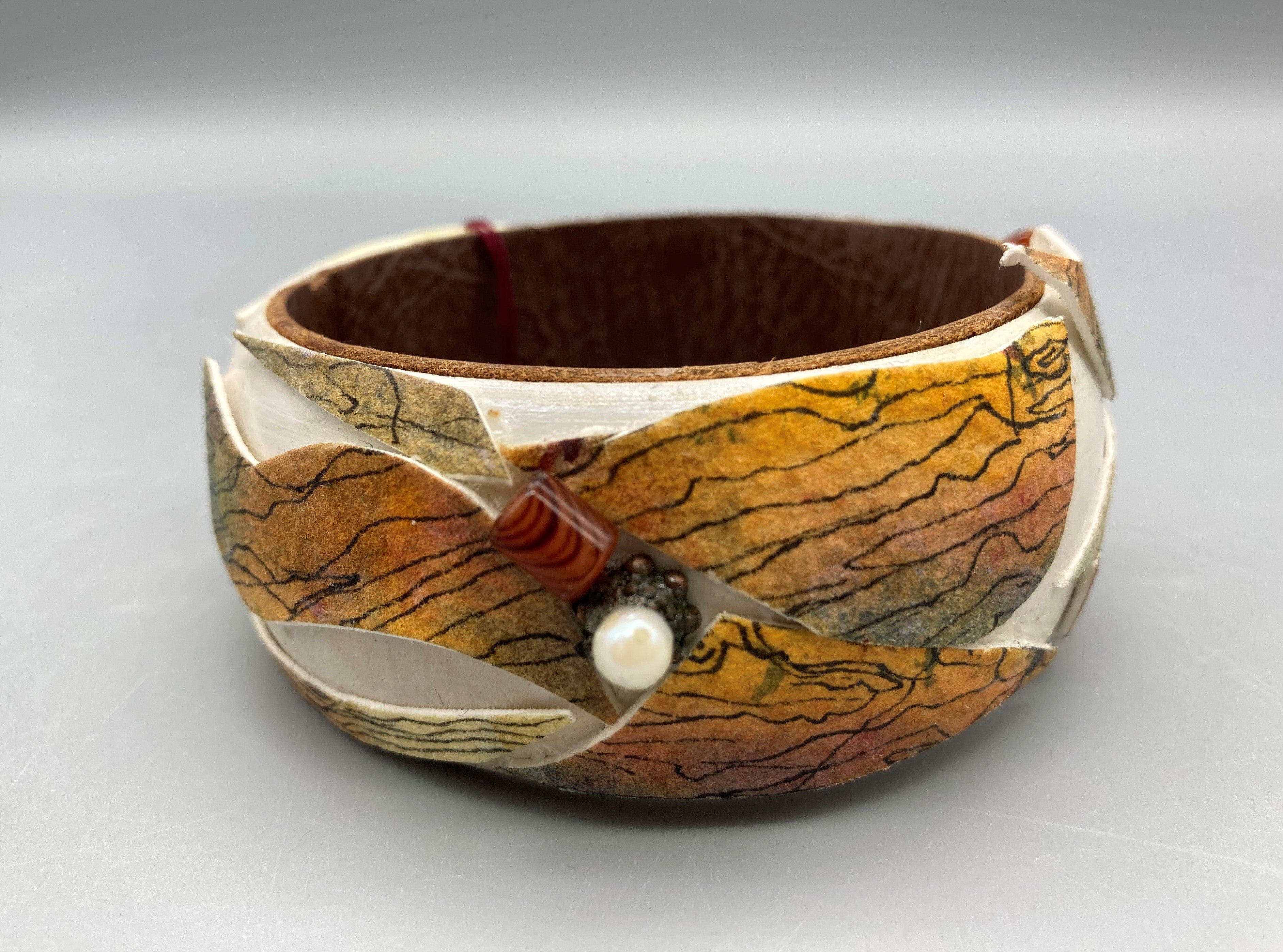 Rebecca Grow- Watercolor Wood Bracelet