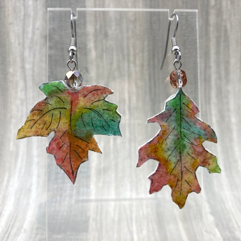 Jennifer Schroeder- Fall Leaf Earrings