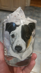 Jennifer Schroeder- Custom Painted Dog Breed Low Ball Glass