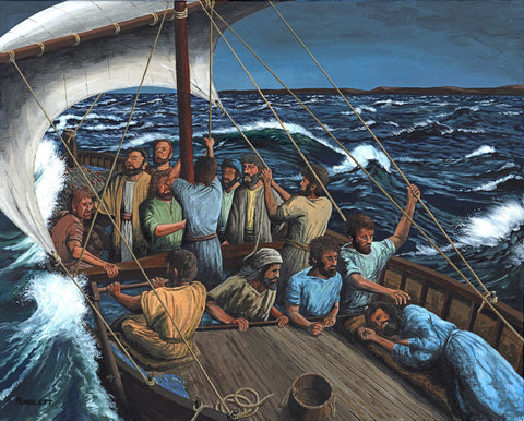 Dennis Rundlett - Luke 8:24 Giclee