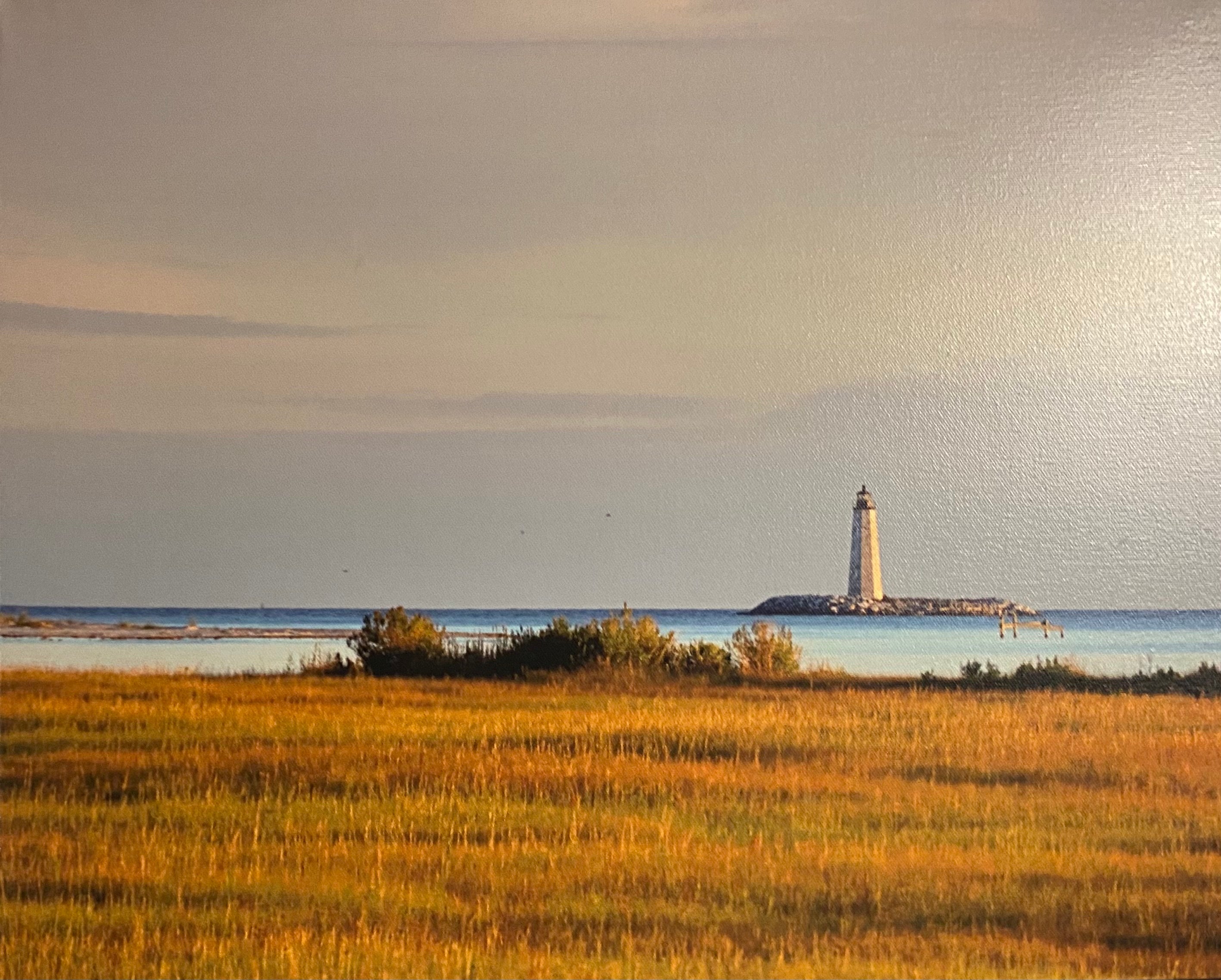 Greg Versen - Fall Evening New Point Comfort Lighthouse